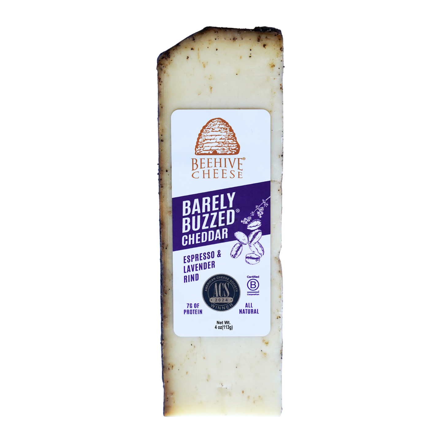 Beehive Cheese Co. LLC - Barely Buzzed Cheddar 10/4OZ Case