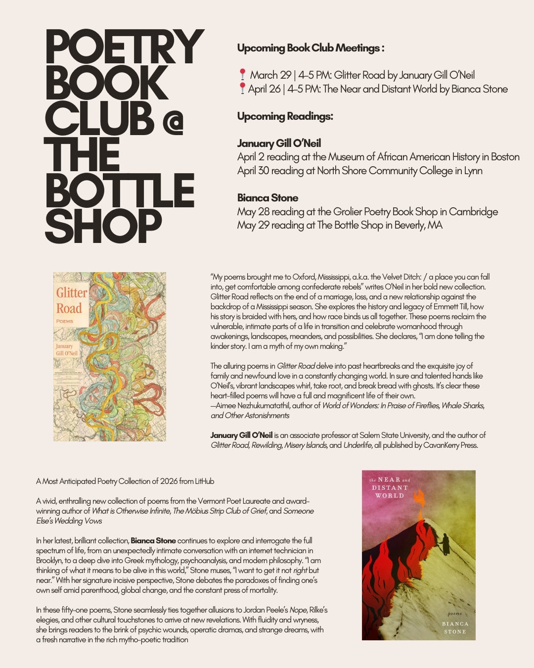 The Bottle Shop Poetry Book Club