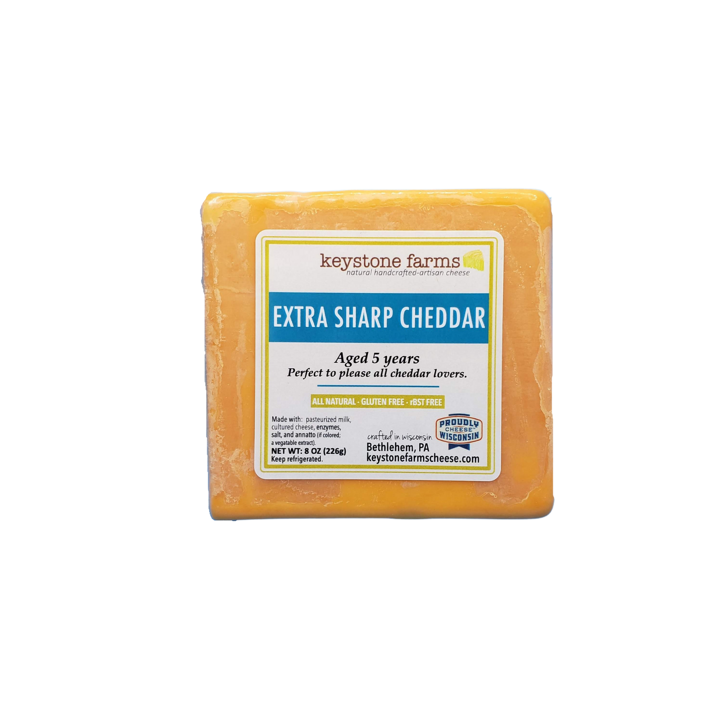 Keystone Cheese - 5 Year Aged White Cheddar