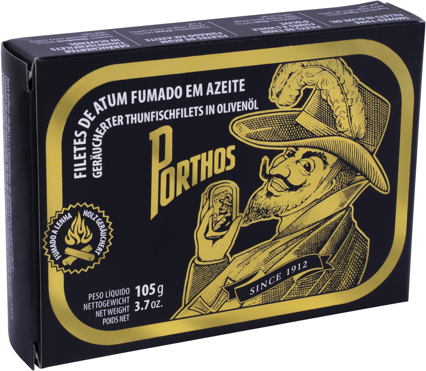 Portugalia Imports - Porthos Smoked Tuna Fillets in Olive Oil