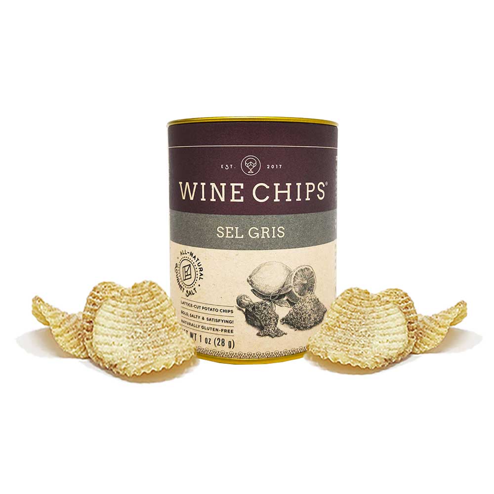 Wine Chips - 1 OZ. SEL GRIS - ESTATE CASE OF 12
