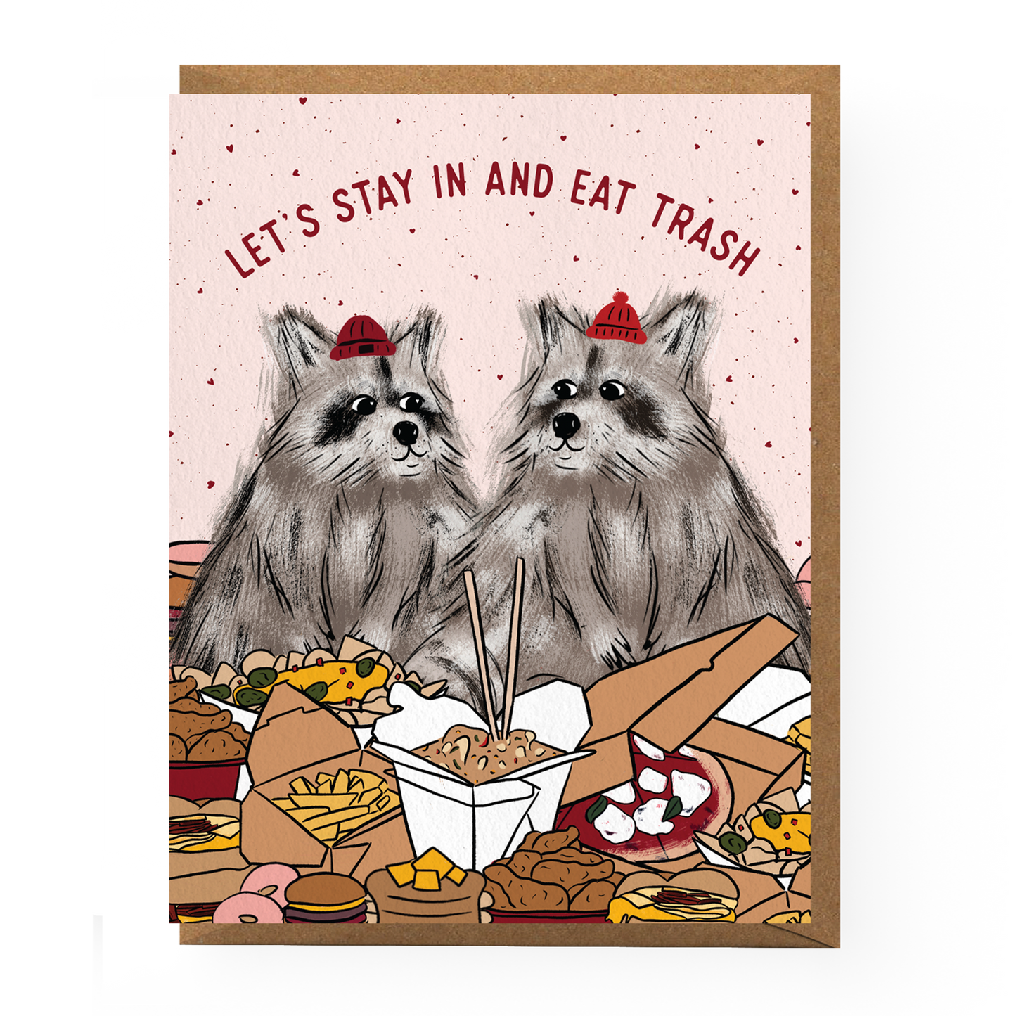 Boss Dotty Paper Co. - Raccoon Love Card