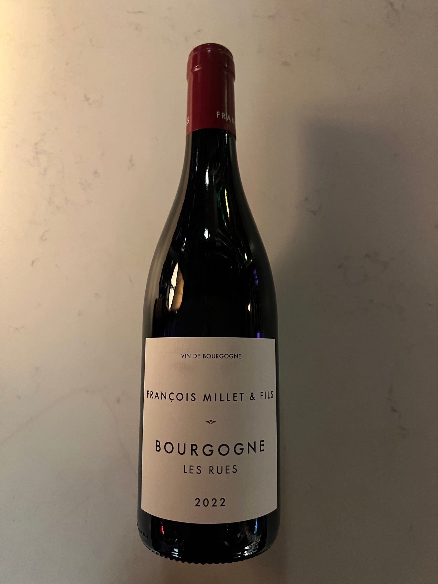 2022 François Millet & Fils Vin de Bourgogne Les Rues