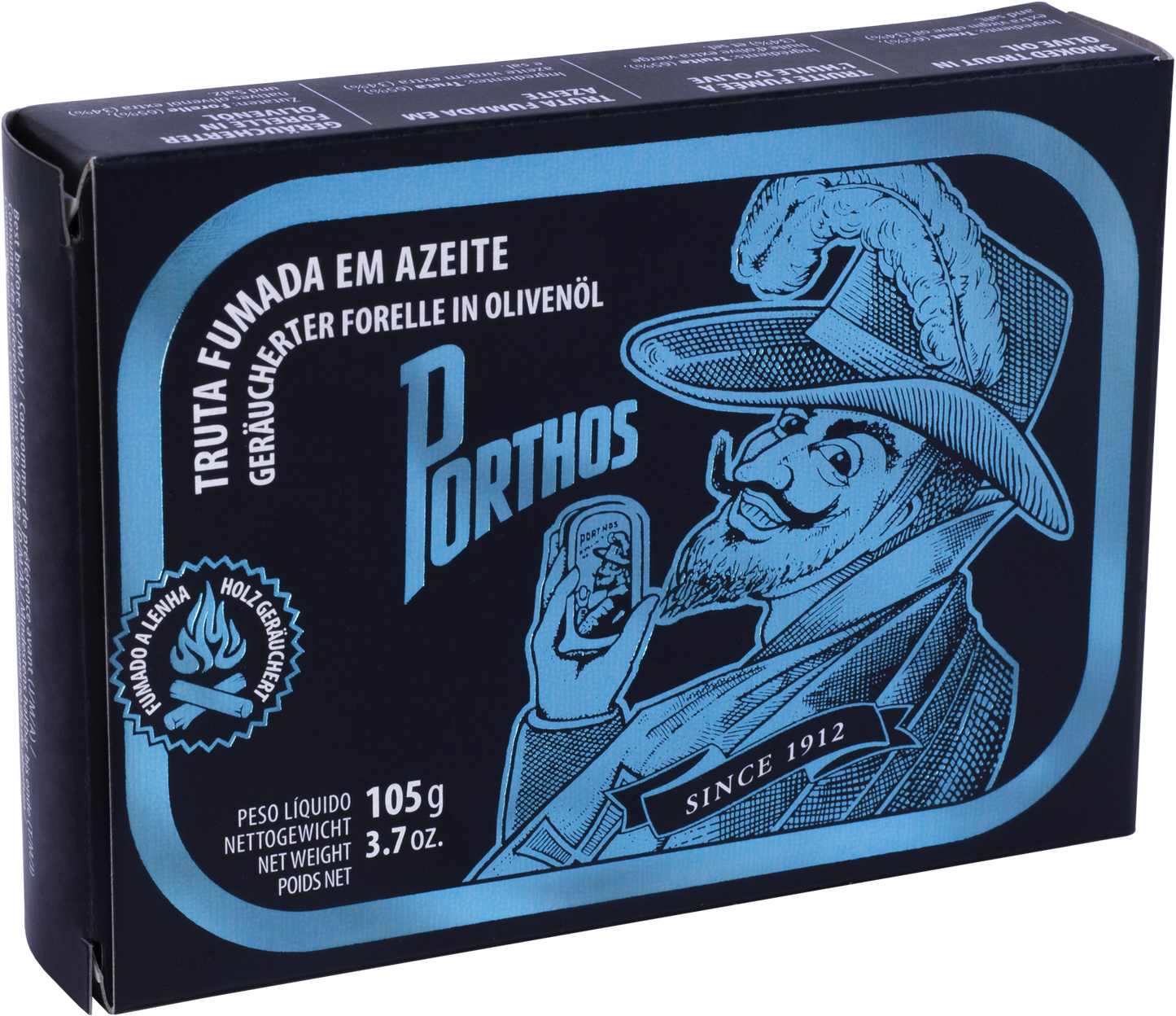 Portugalia Imports - Porthos Smoked Trout in Olive Oil