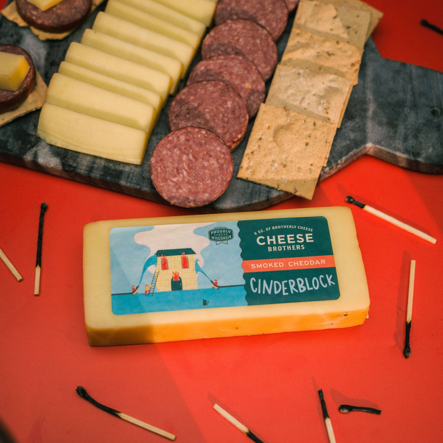 Cheese Brothers - "Cinderblock" Smoked Cheddar