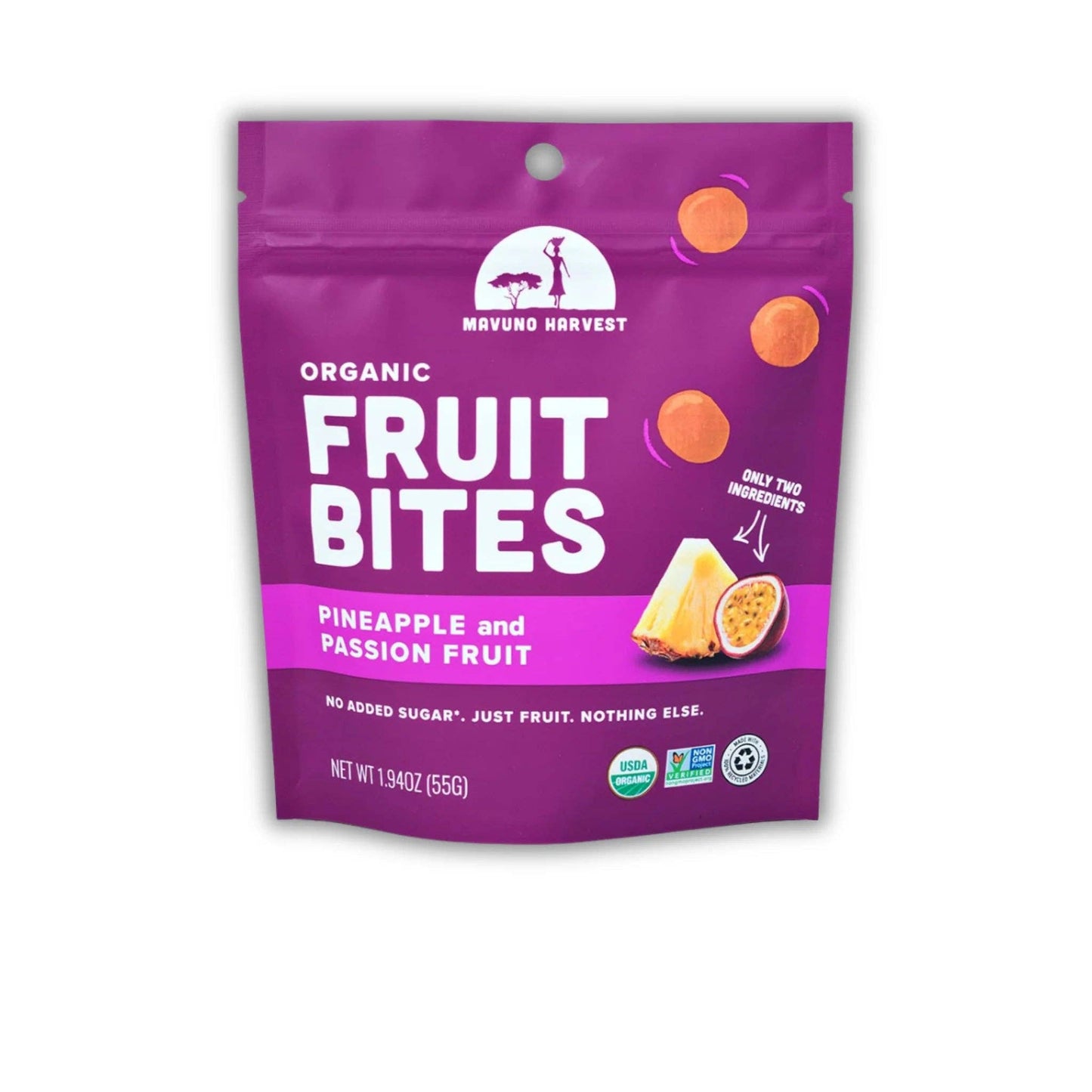 Keystone Cheese - Organic Fruit Bites: Pineapple and Passion Fruit