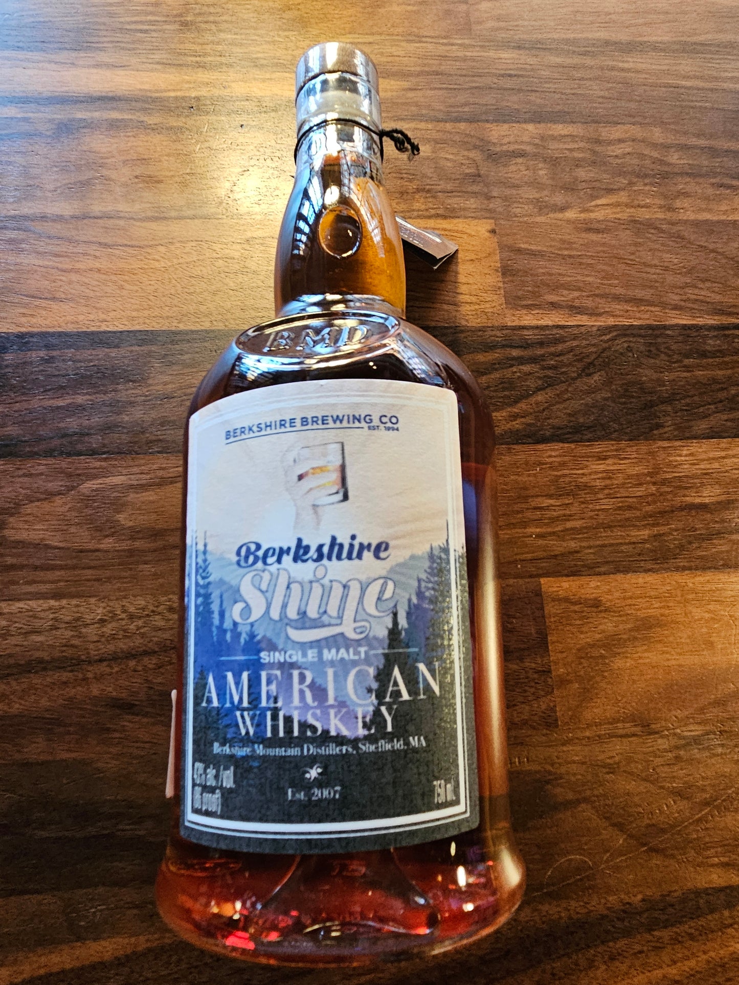 Berkshire Mountain Distillers Shine Single Malt American Whiskey