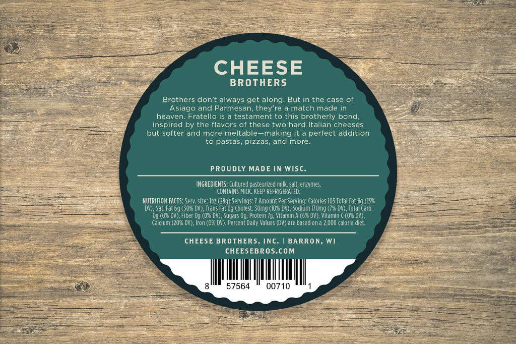 Cheese Brothers - Fratello - Italian Style Cheese