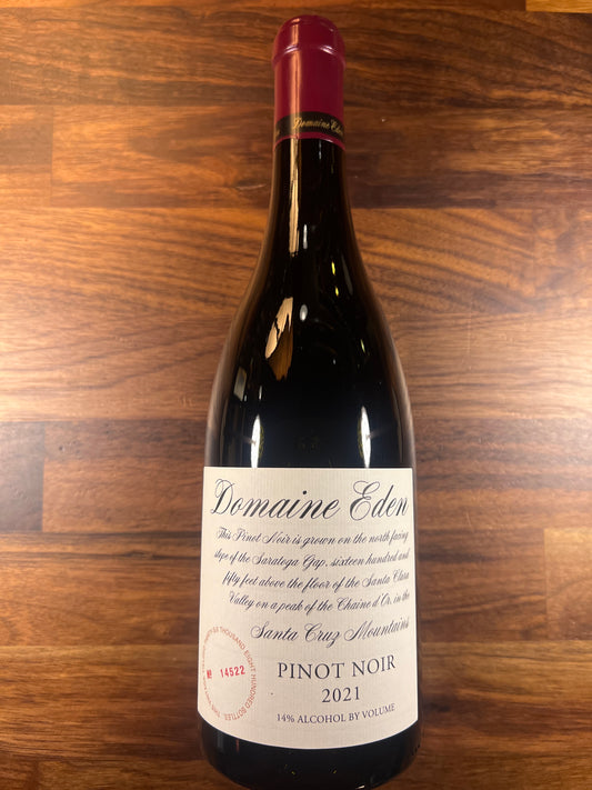 2021 Domaine Eden Pinot Noir, Santa Cruz Mountains