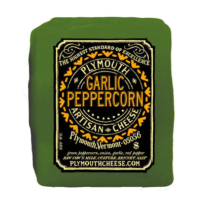 Plymouth Cheese - Garlic Peppercorn Cheddar