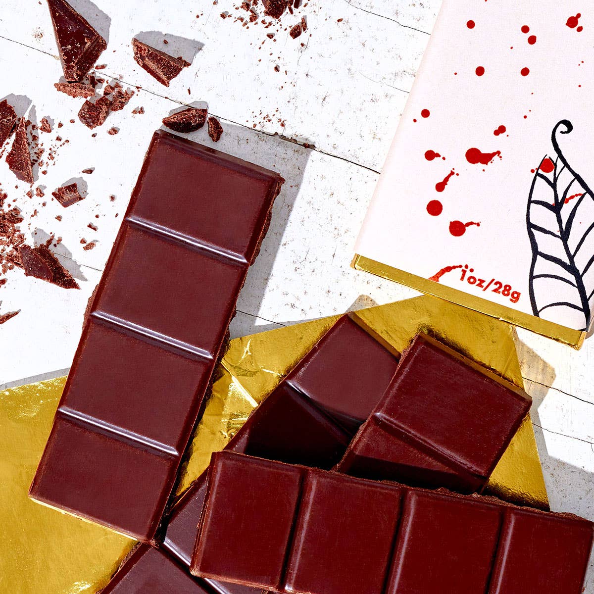 FINE & RAW - Valentines 2025 2oz Sea Salt Chocolate Bar