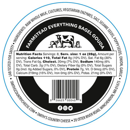 Smith's Country Cheese - Everything Bagel Gouda