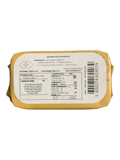 Cantara Creative Mackerel Fillets in Olive Oil - 6 Pack