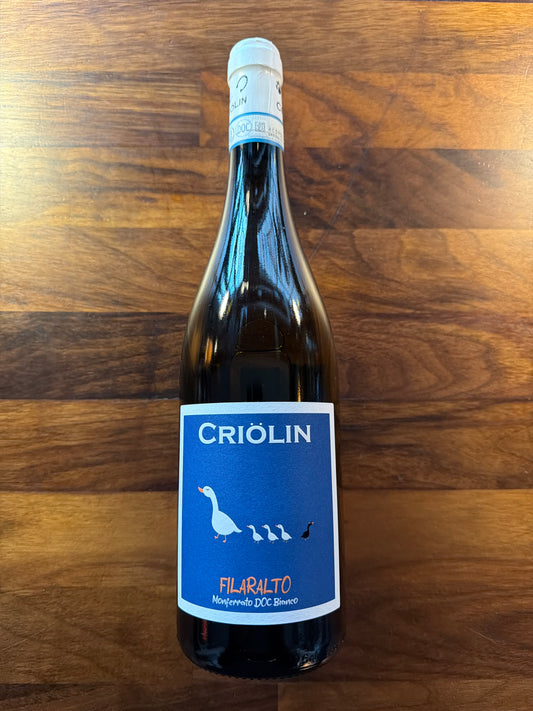 2022 Criolin Monferrato DOC Bianco Filaralto