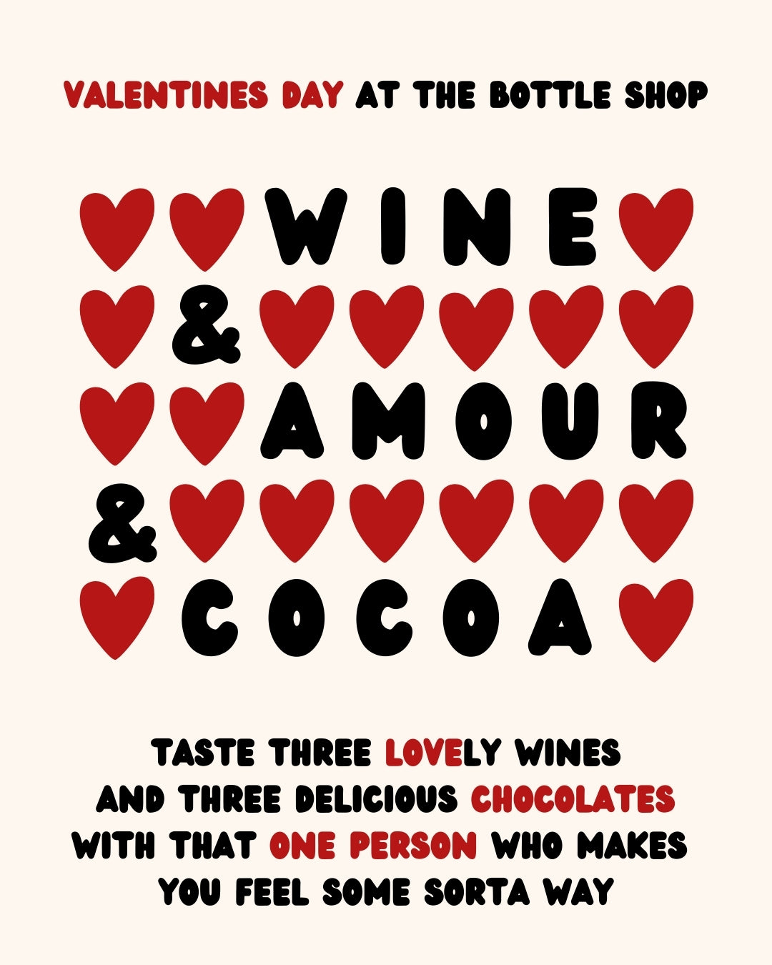 Valentine's Day at The Bottle Shop