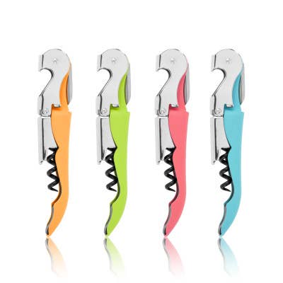 TRUE - Truetap™ Soft-Touch Double-Hinged Corkscrews - CDU of 20