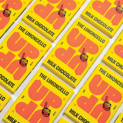 UP-UP Chocolate - UP-UP - Limoncello Milk Chocolate Bar - 120g