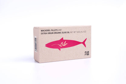Maria Organic Portugal Mackerel Fillets in Organic EVOO with Piri-Piri