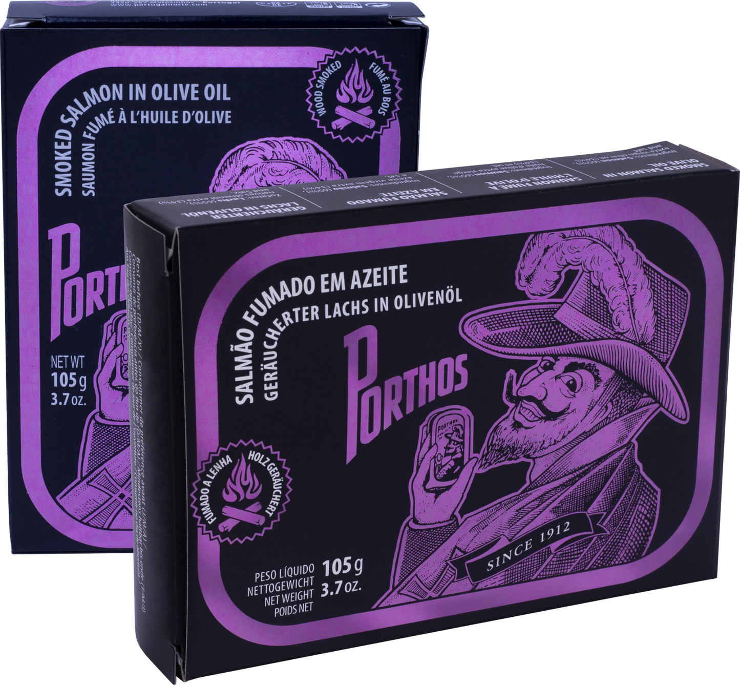 Portugalia Imports - Porthos Smoked Salmon in Olive Oil
