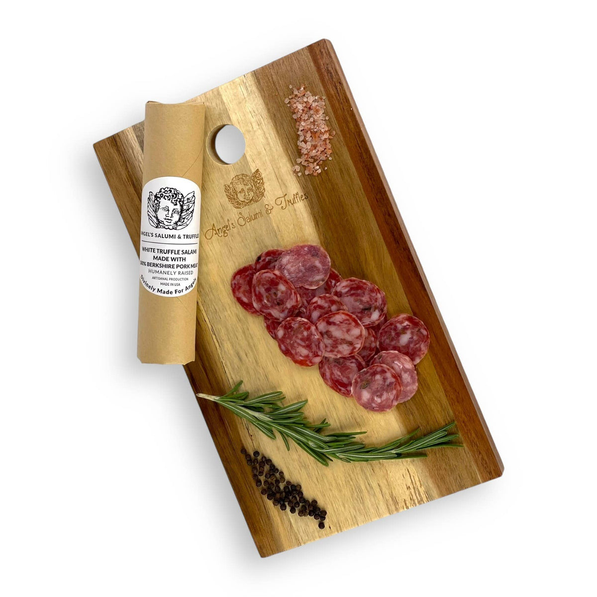 Angel's Salumi & Truffles - White Truffle Salami (6.5oz)