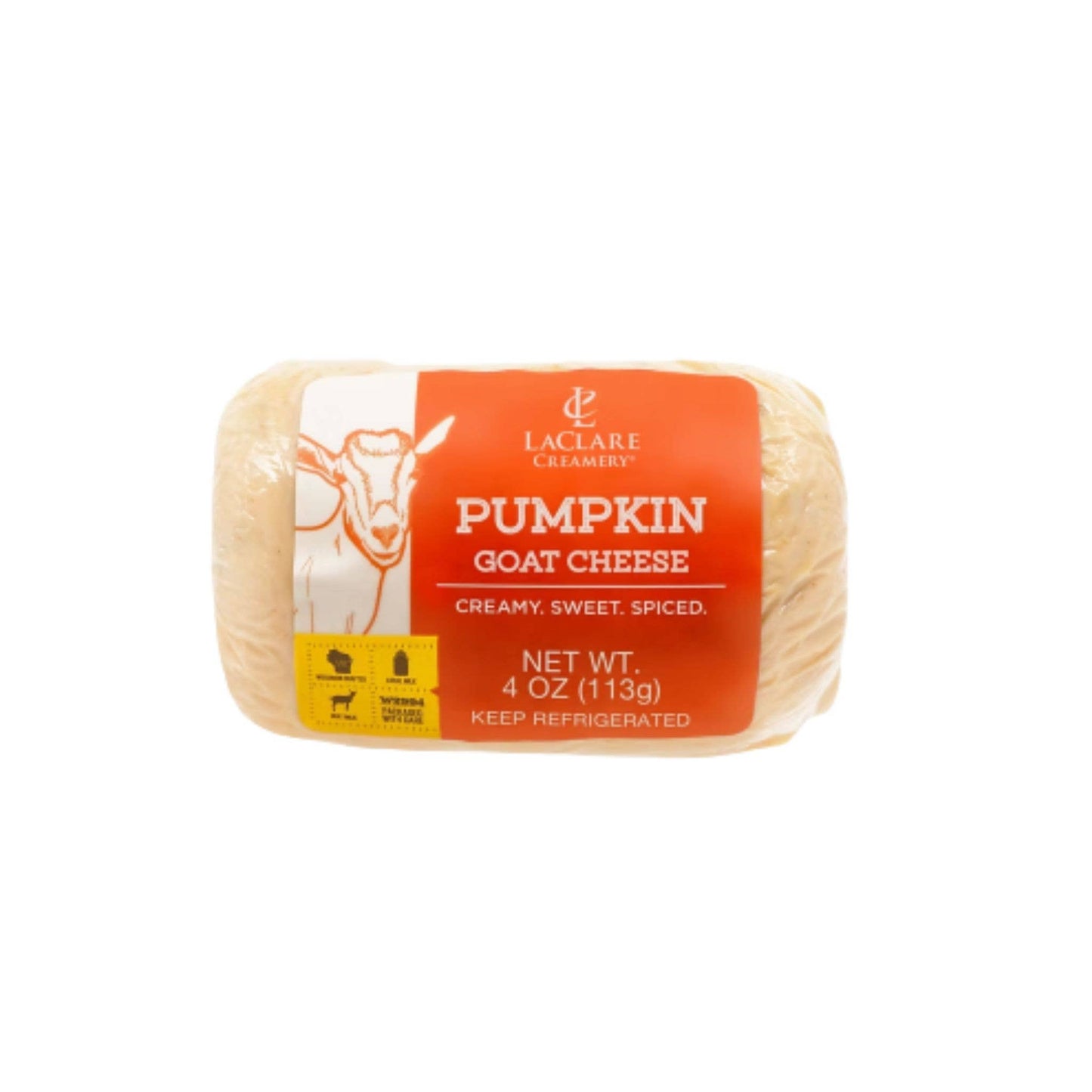 Keystone Farms Cheese - LaClare Pumpkin Goat Cheese