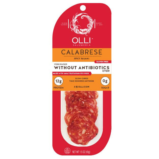 Keystone Farms Cheese - Sliced Calabrese Spicy Salami Snack Pack