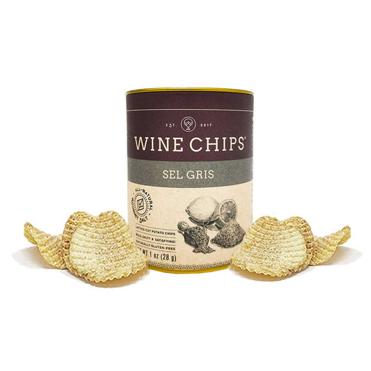 Wine Chips - 1 OZ. SEL GRIS - ESTATE CASE OF 12