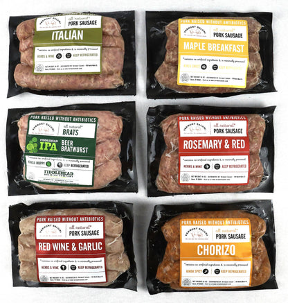 Vermont Salumi - Red Wine & Garlic Sausage