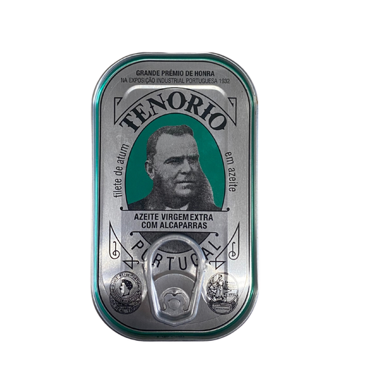 Portugalia Imports - Tenorio Tuna Fillets in Extra Virgin Olive Oil with Capers