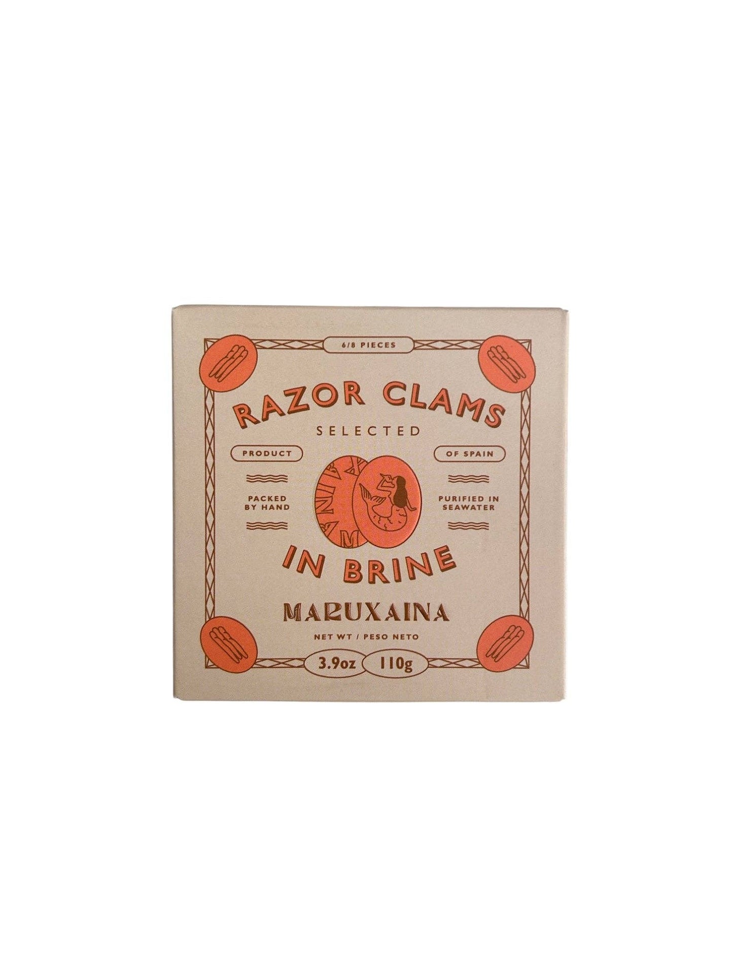 Maruxaina Razor Clams in Brine