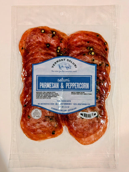 Vermont Salumi - Parmesan & Peppercorn Sliced Salami