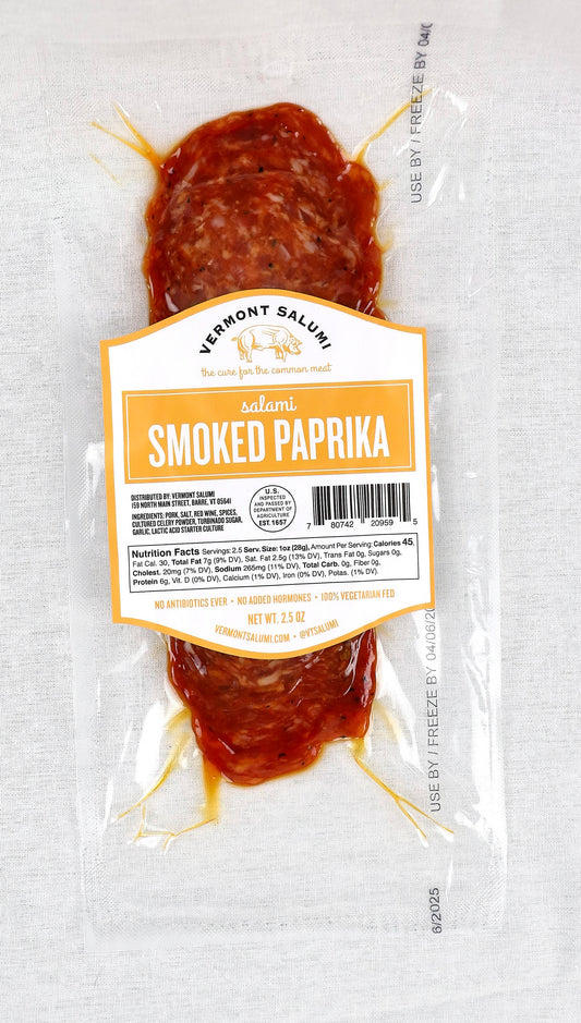 Vermont Salumi - Smoked Paprika Sliced Salami