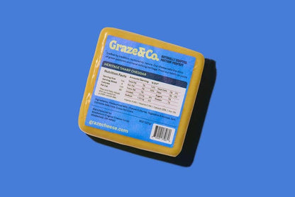 Graze & Co. - Heritage Sharp Cheddar - 8oz. Artisanal Cheese