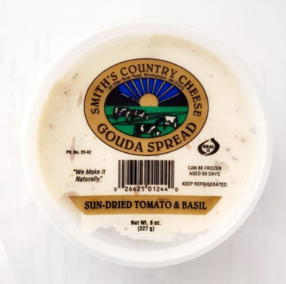 Smith's Country Cheese - Gouda Spread: Sun-Dried Tomato & Basil