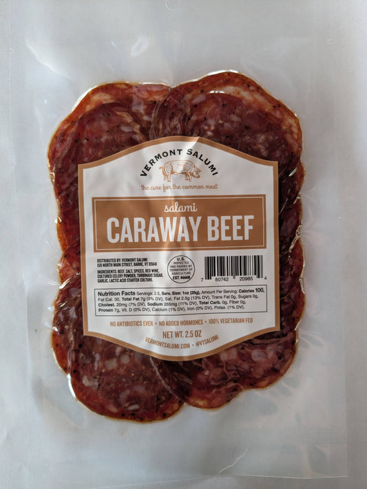Vermont Salumi - Caraway Beef Sliced Salami