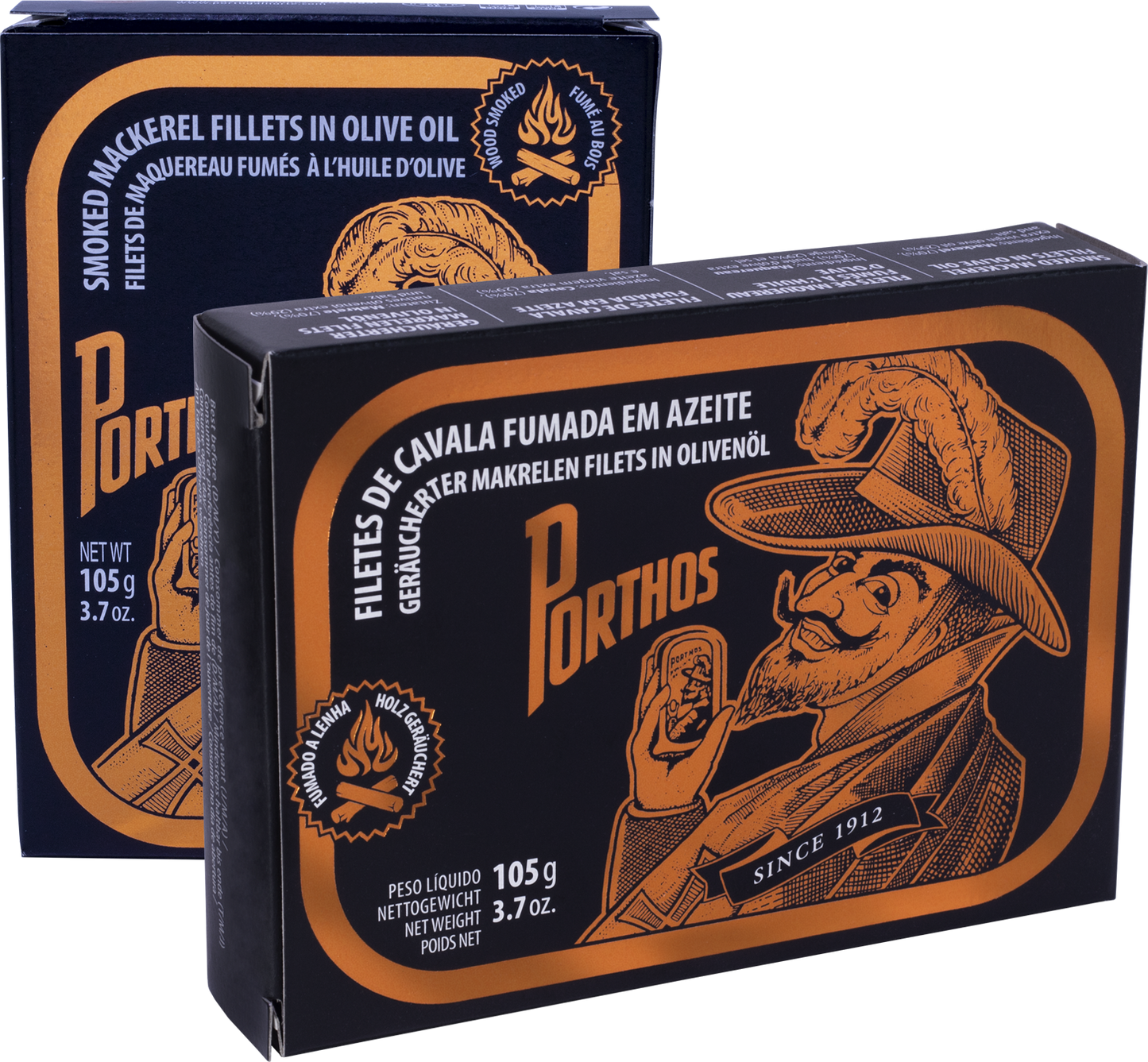 Portugalia Imports - Porthos Smoked Mackerel Fillets in Olive Oil