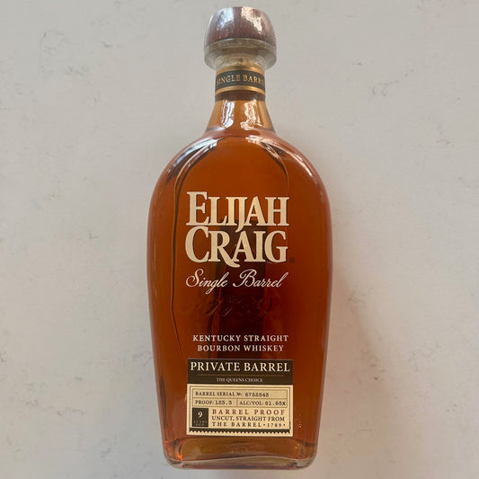 Elijah Craig "The Queen's Choice" Private Barrel Bourbon