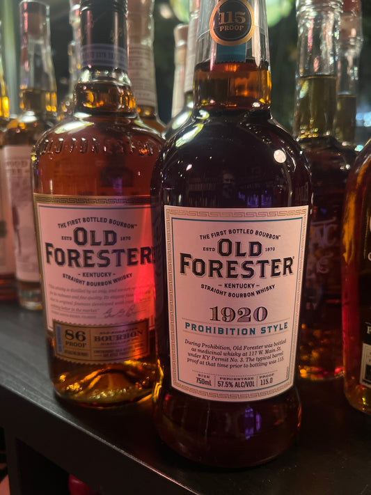 Old Forester 1920 Prohibition Style Bourbon