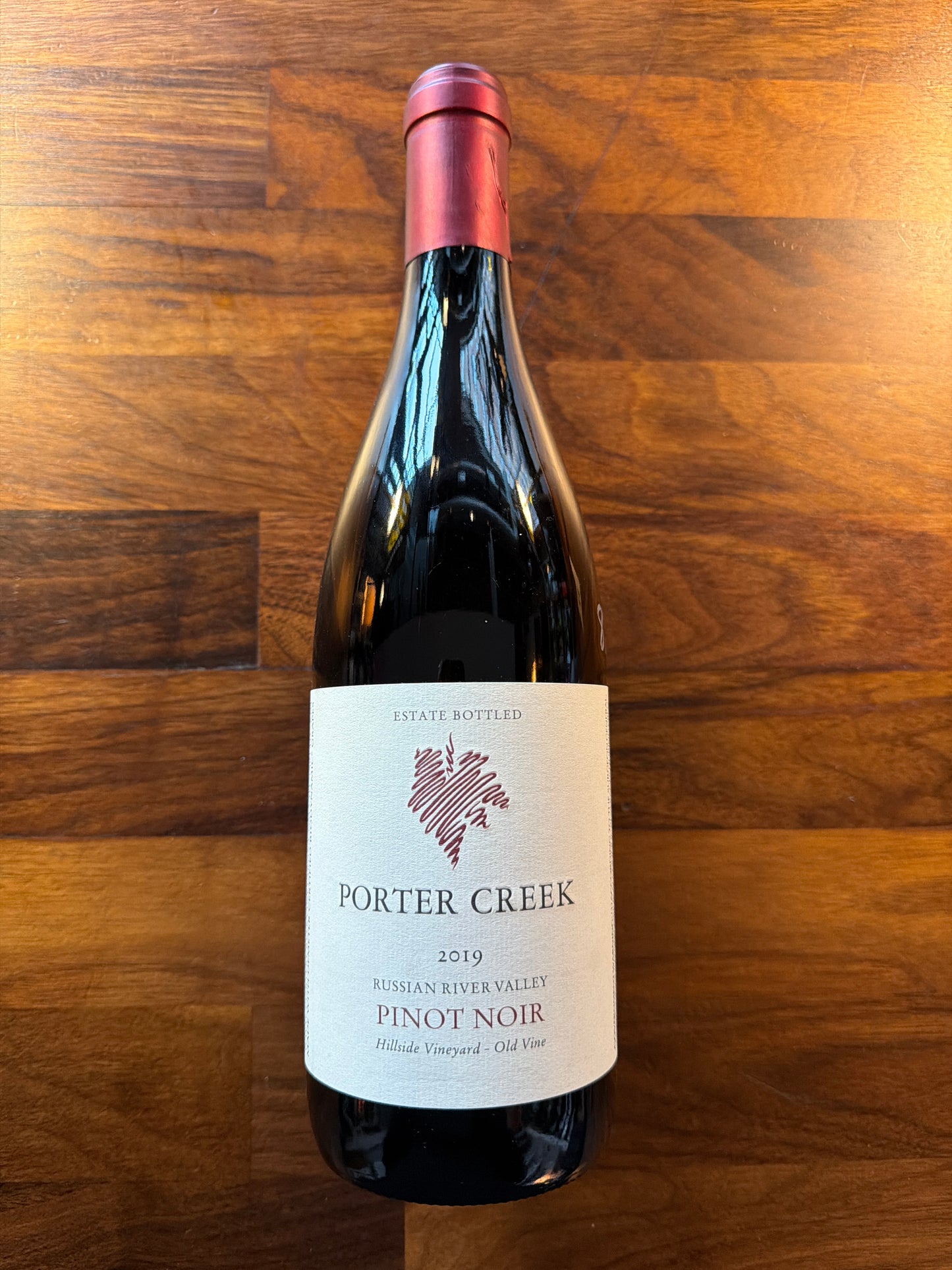 2019 Porter Creek Hillside Vineyard Pinot Noir