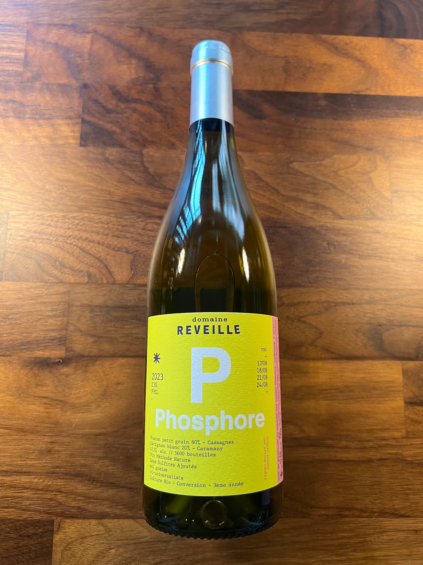 2023 Domaine Reveille Phosphore Cotes Catalanes Blanc
