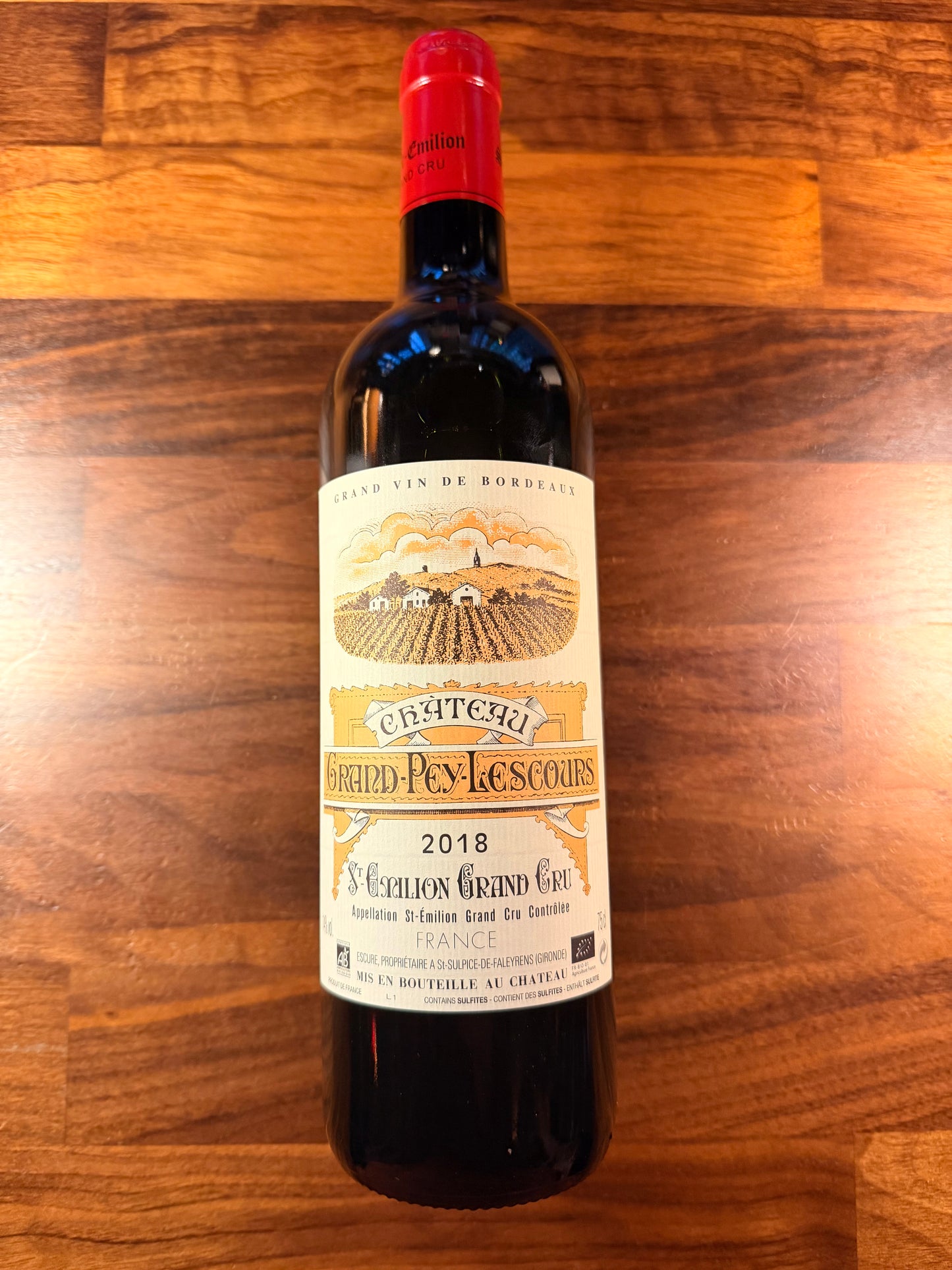 2018 Chateau Grand-Pey-Lescours Saint-Emillion Grand Cru