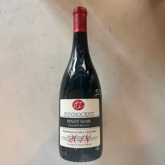 2018 St. Innocent Pinot Noir Temperance Hill Vineyard Oregon