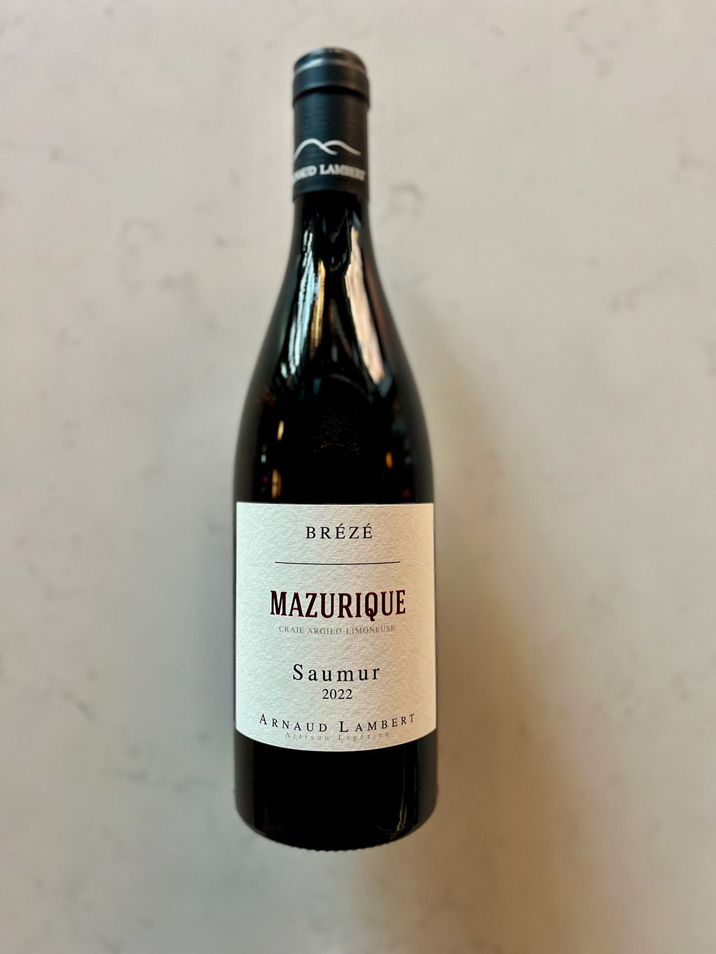 2022 Arnaud Lambert Saumur Rouge Clos Mazurique