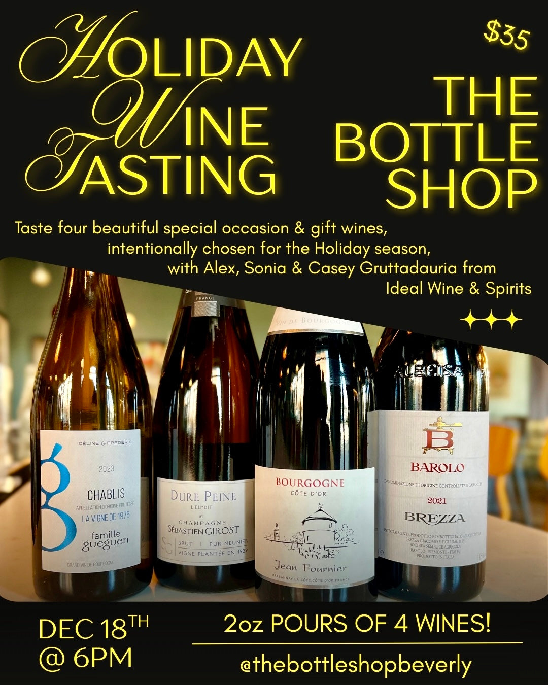 Holiday Wine Tasting