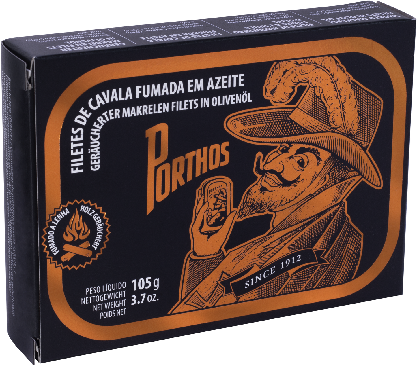 Portugalia Imports - Porthos Smoked Mackerel Fillets in Olive Oil