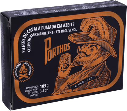 Portugalia Imports - Porthos Smoked Mackerel Fillets in Olive Oil