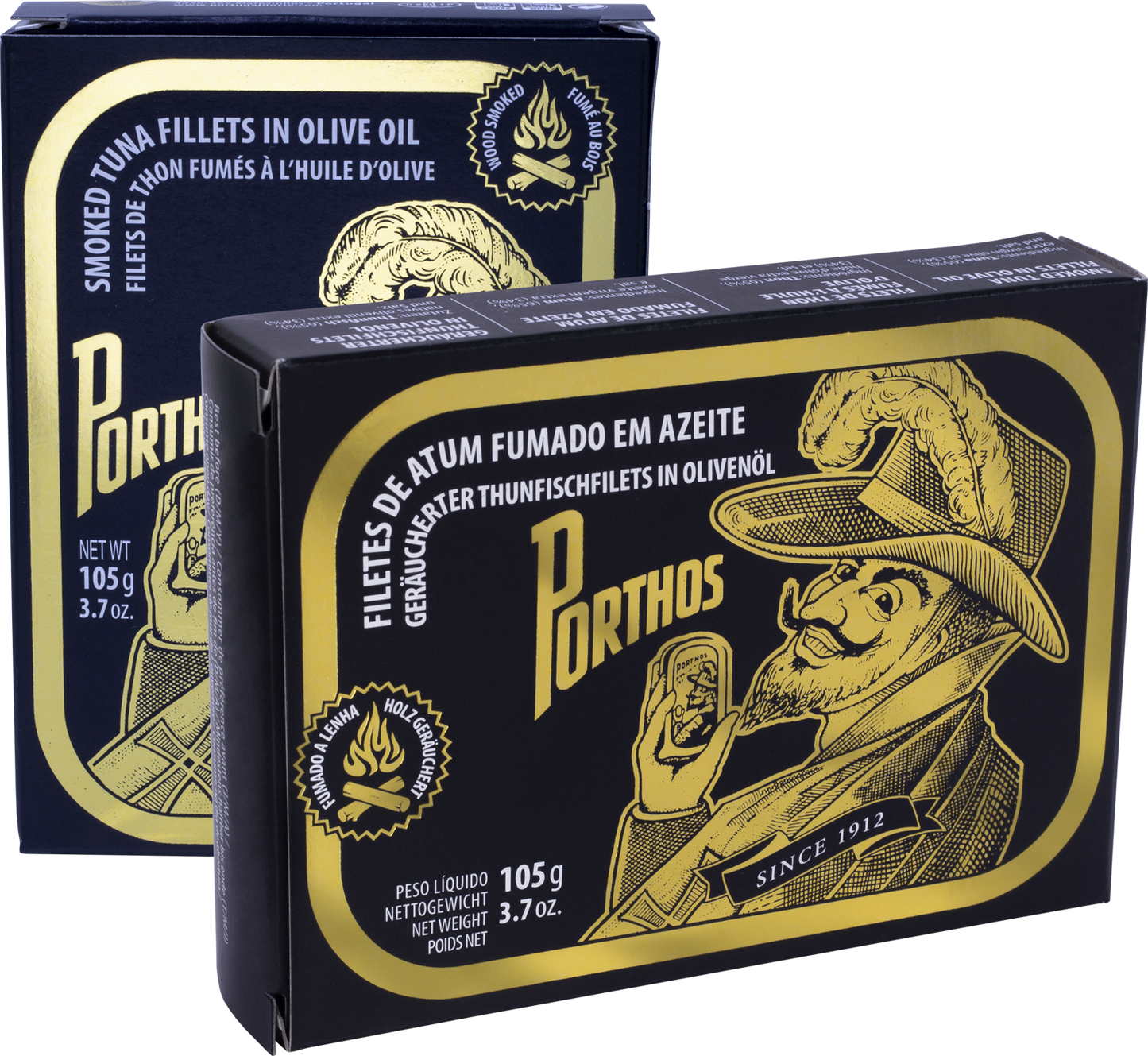 Portugalia Imports - Porthos Smoked Tuna Fillets in Olive Oil