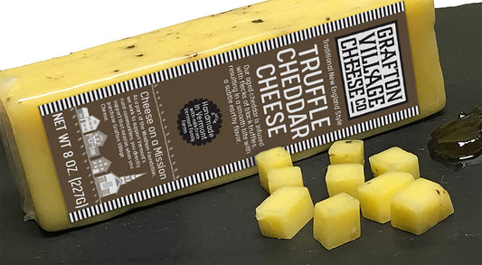 Vermont Farmstead Cheese Co. - Grafton Truffle Cheddar, 4 oz