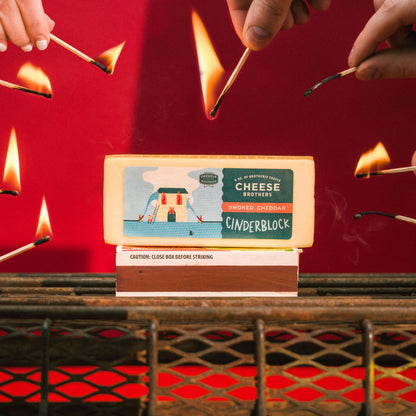 Cheese Brothers - "Cinderblock" Smoked Cheddar