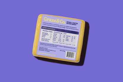 Graze & Co. - Homestead Brick - 8oz. Artisanal Cheese